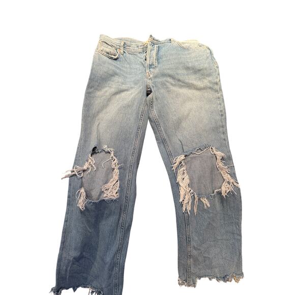 We The Free Maggie Straight Leg Jean Cropped Size 28 - 27" Inseam - Picture 3 of 4